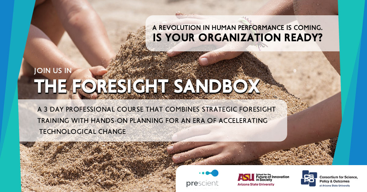 2020 Foresight Sandbox Prescient executive foresight training